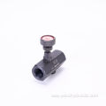 Pneumatic quick coupling throttle valve